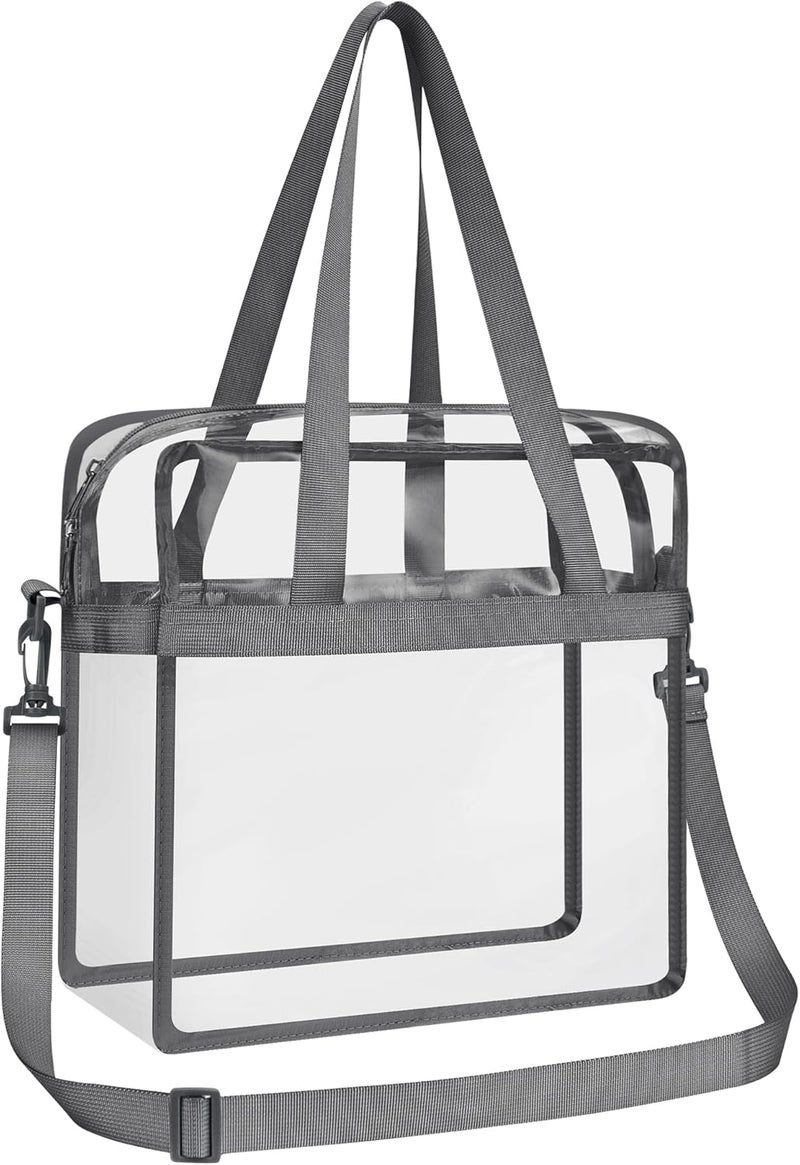 USPECLARE Clear Tote Bag for Stadium Events, 12x6x12 Transparent Stadium Bag for Work, Sports Games,Gym，Concerts - Image 4
